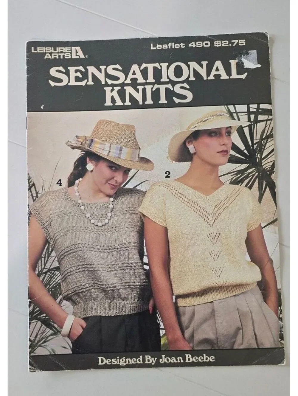 Sensational Knits Vintage Knitting Pattern Leaflet 490 by Joan Beebe